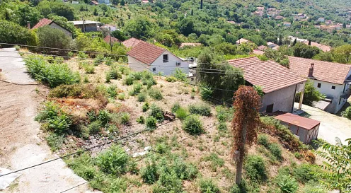 Grundstück mit Panoramablick auf das Meer in Risan, Montenegro — 910 m²